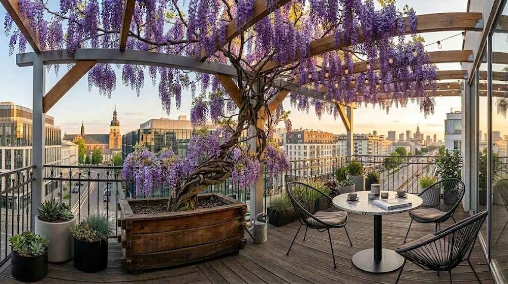 pnacza-na-balkon-wisteria pnącza na balkon Glicynia
