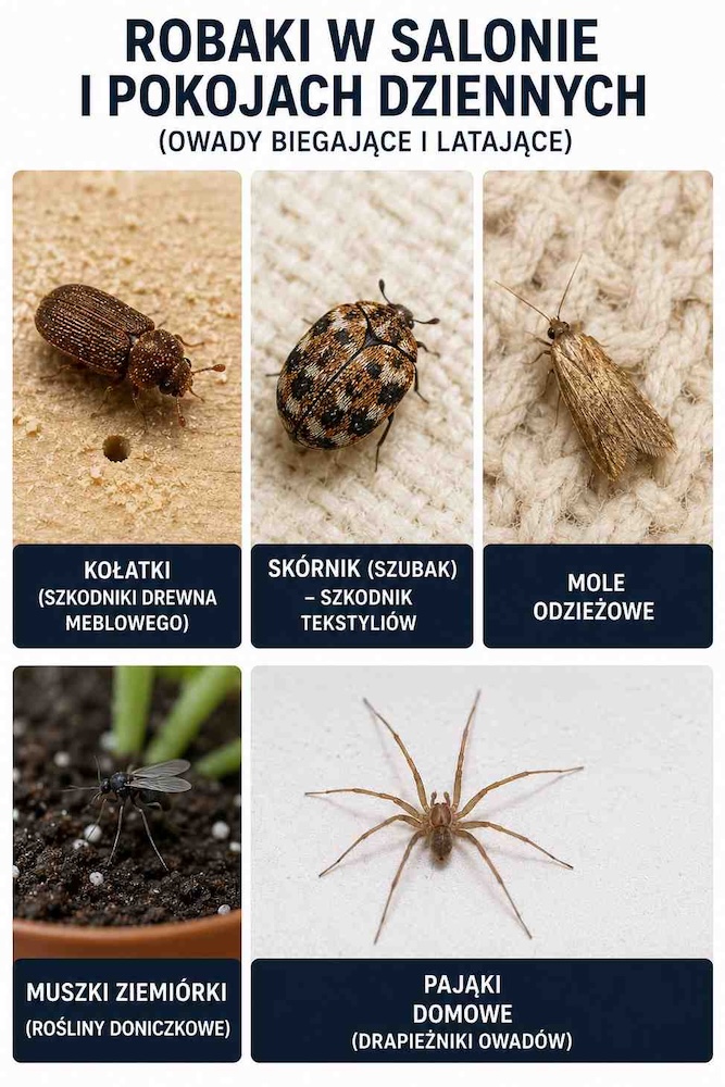 robaki-w-domu-rodzaje-w-salonie robaki w domu - rodzaje w pokojach