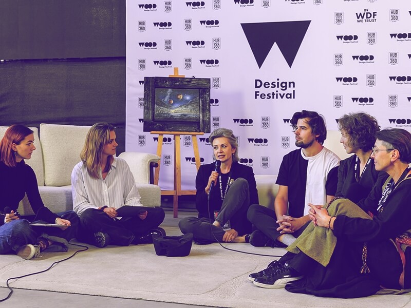 rozmowa podczas wood design festival panel podczas wood design festival