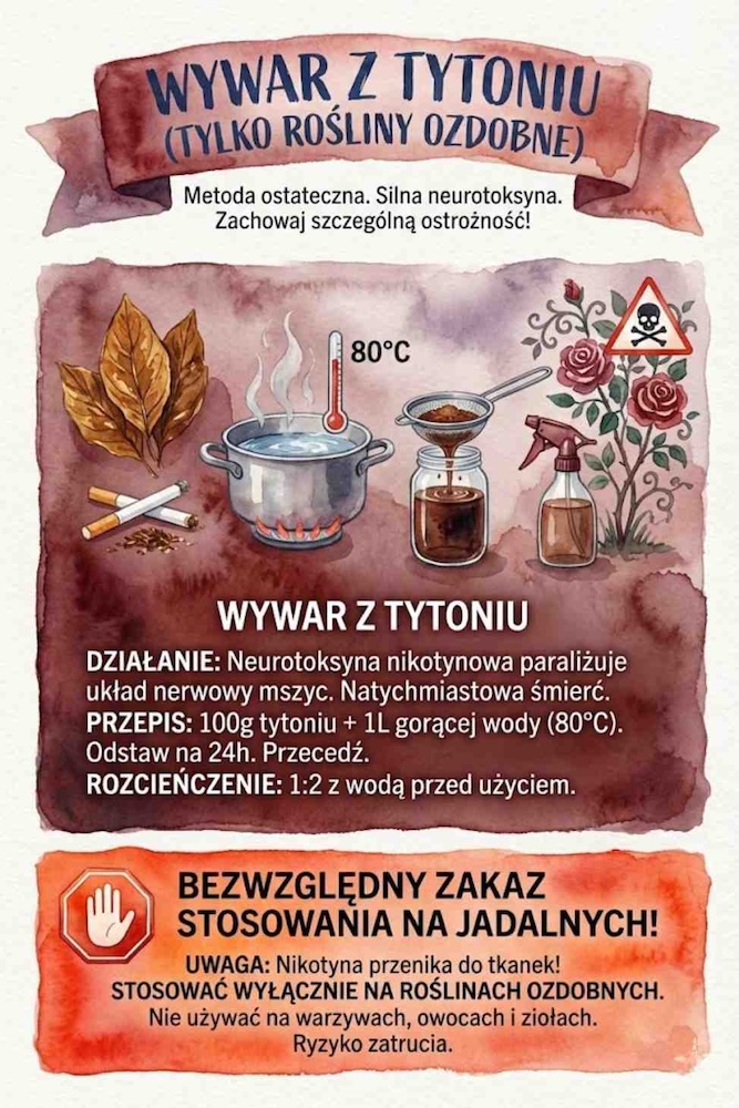 oprysk tytoniowy na mszyce oprysk z tytoniu na mszyce