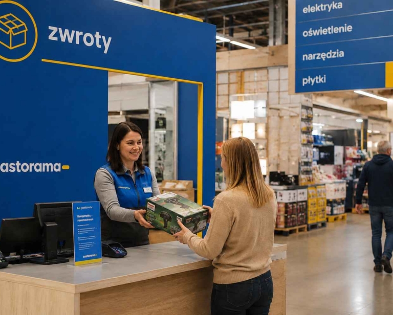 Castorama – zwroty w sklepie stacjonarnym. Ile dni? Odpowiadamy!