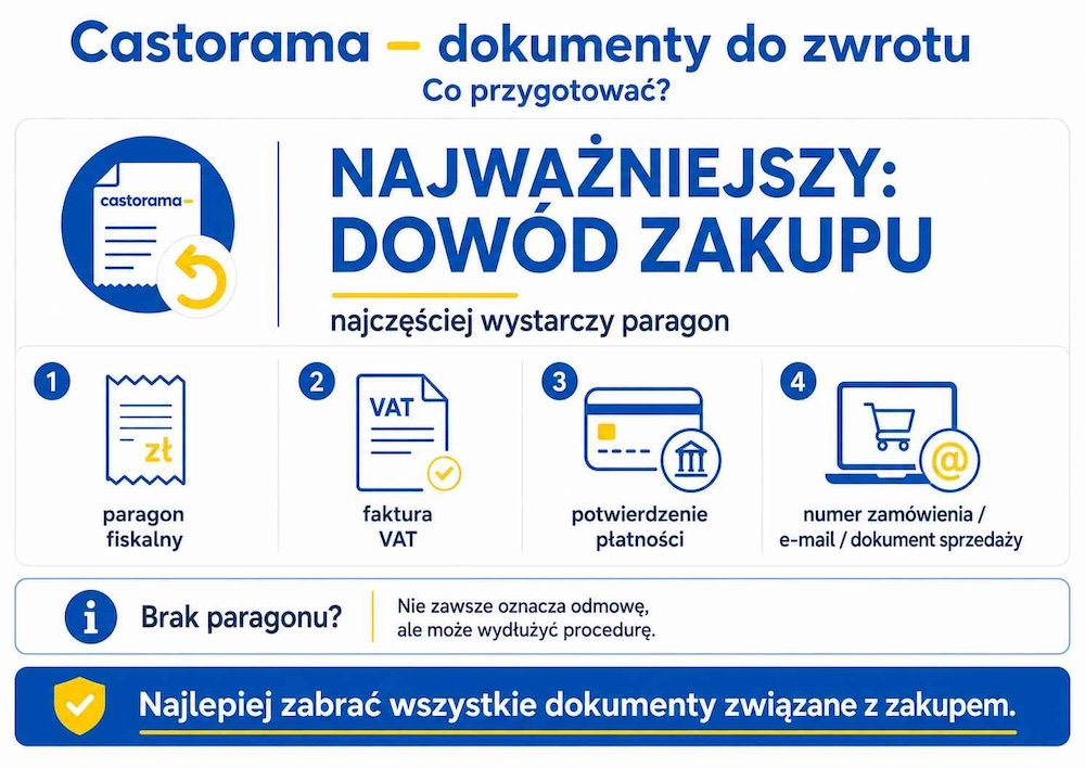 dokumenty-potrzebne-do-zwrotu-w-castoramie dokumenty wymagane do zwrotu w sklepie castorama