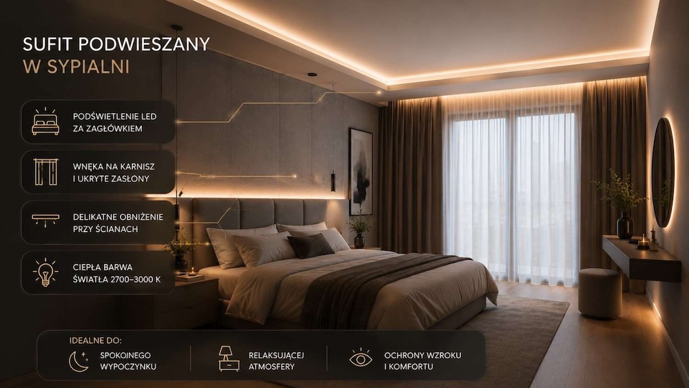 sufit-podwieszany-w-sypialni sufit podwieszany do sypialni