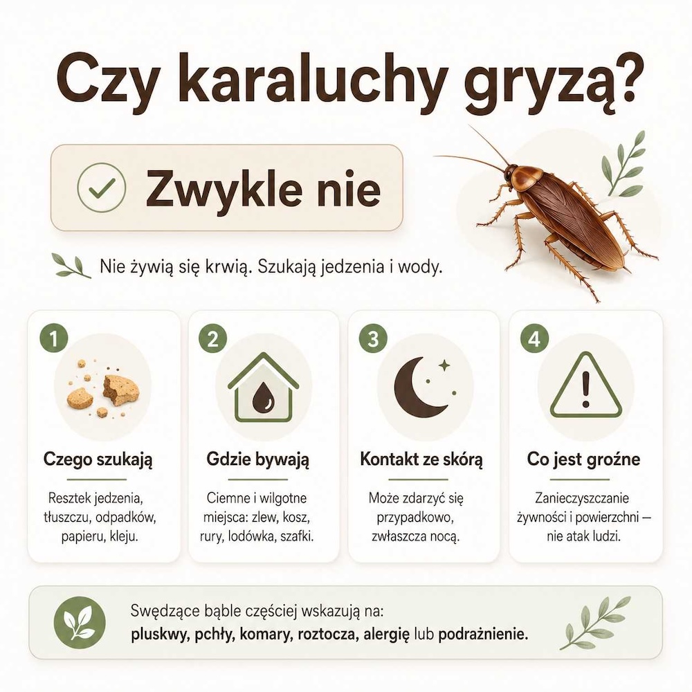 czy-karaluchy-gryza-odpowiedz czy karaluchy gryzą - informacja