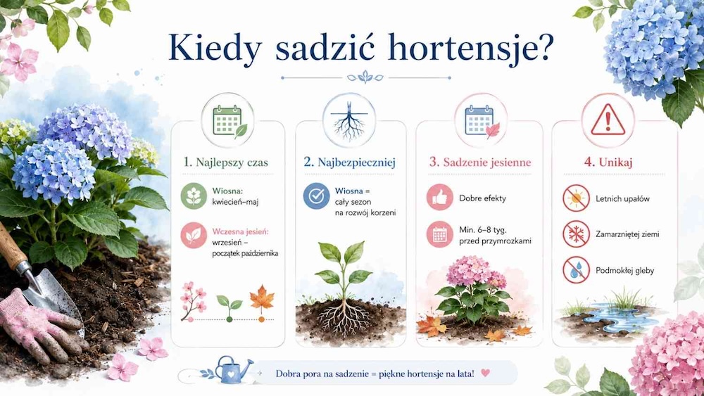 hortensje-kiedy-sadzic-termin hortensje kiedy sadzić najlepiej