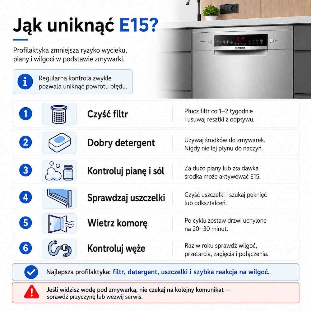 jak niedopuścić do błędu e15